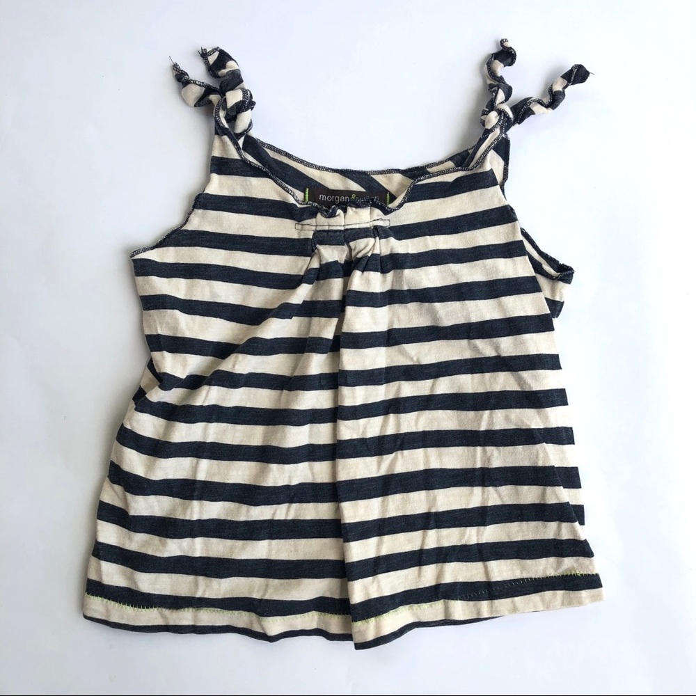 Morgan & Milo striped tank size 4T